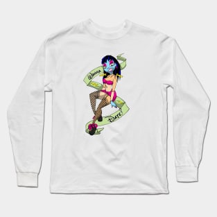 Frankenhooker pinup Long Sleeve T-Shirt